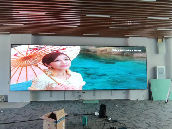 太湖P1.53led小间距屏安装案例